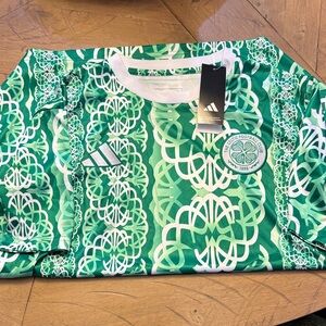 Adidas Celtic FC Green and White Jersey